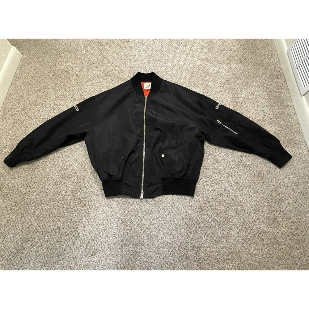 Vintage Japanese Oversized G.V.G.V MA-1 Bomber Jacket Sz XXL by designer MUG - Picture 2 of 9